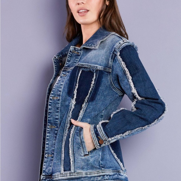 Raw Utility Denim Jacket-dark wash - Picture 4 of 4